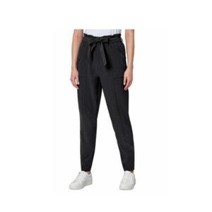 NWT Modern Ambition Women's Tie Waist Tapered Jogger Size M, Black $60 9A147